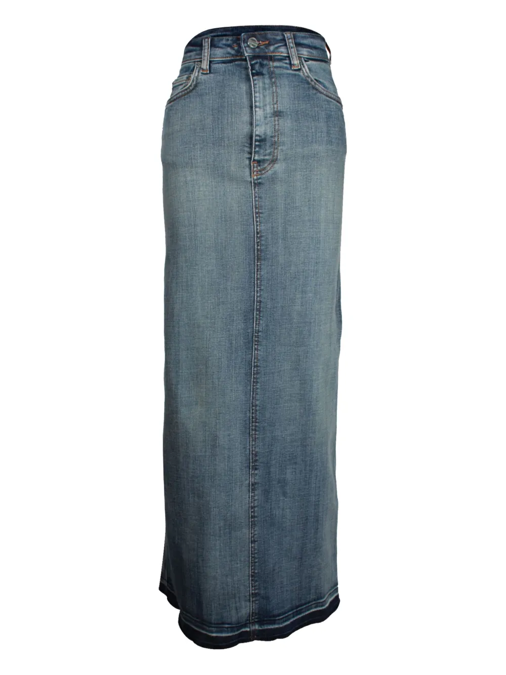 GANNI denim maxi skirt | Blue | Image 1