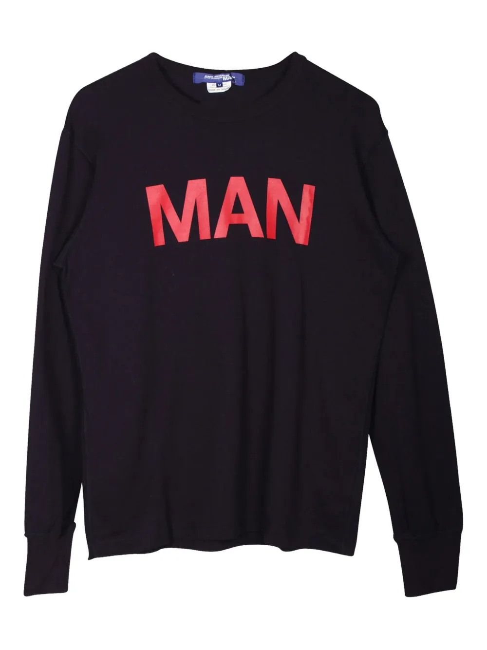 Comme Des Garçons Pre-Owned long-sleeve cotton T-shirt | Blue | Image 1