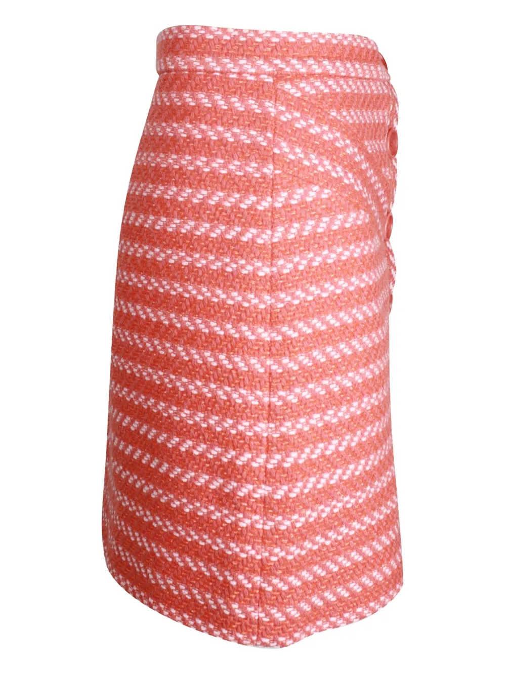 Maje button-front A-line mini skirt - Oranje