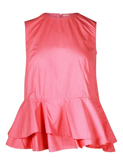 Marni Pre-Owned sleeveless peplum top