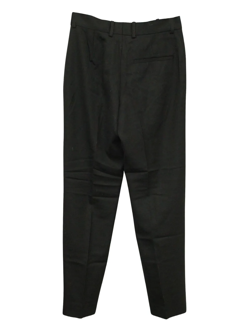 Balenciaga Pre-Owned wool straight-leg trousers - Zwart