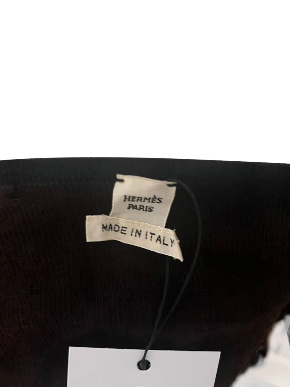 Pre-owned Hermes Open-front Pocket Cardigan In Black