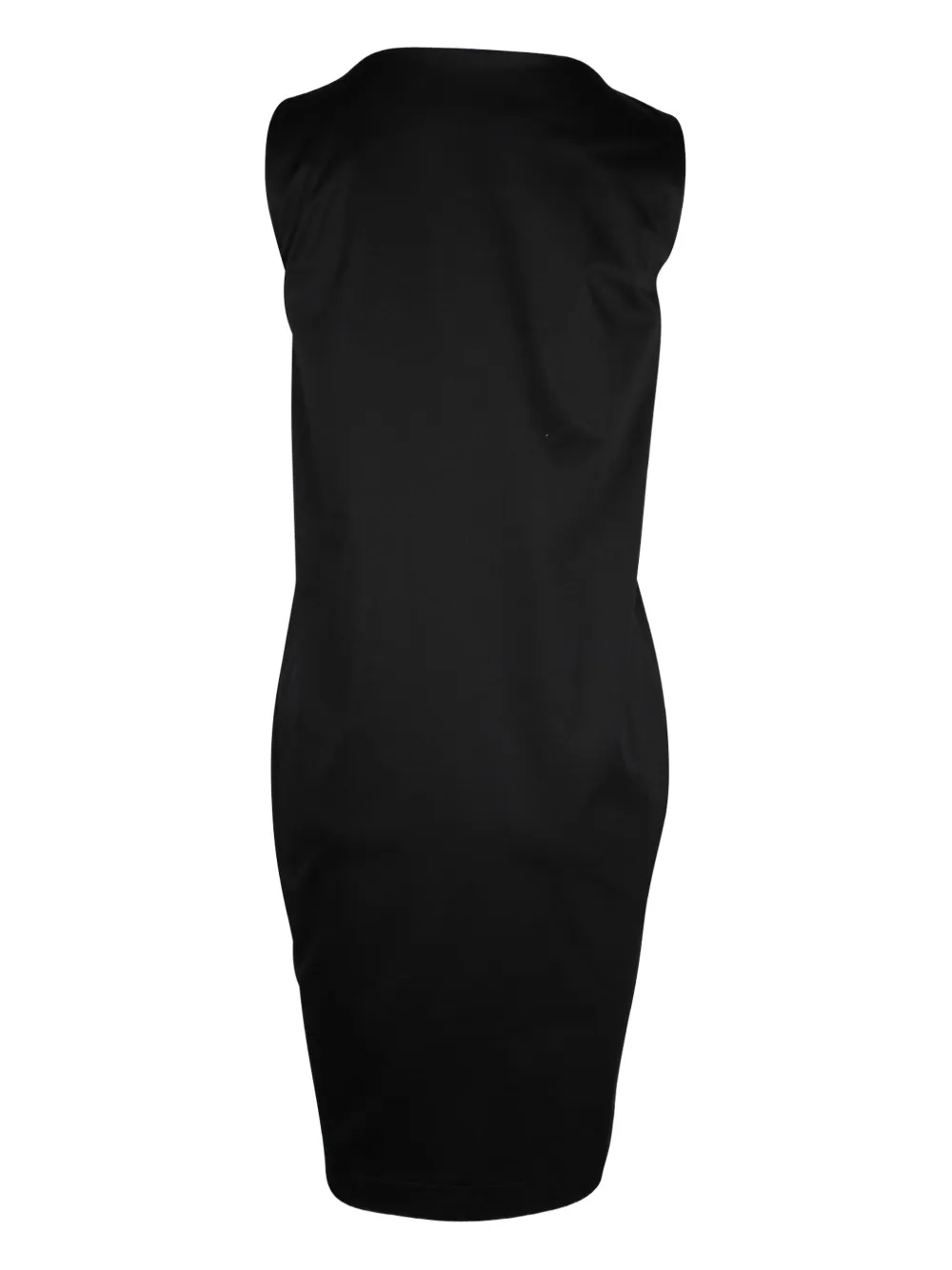 Jil Sander Pre-Owned bow-detail sleeveless dress - Zwart