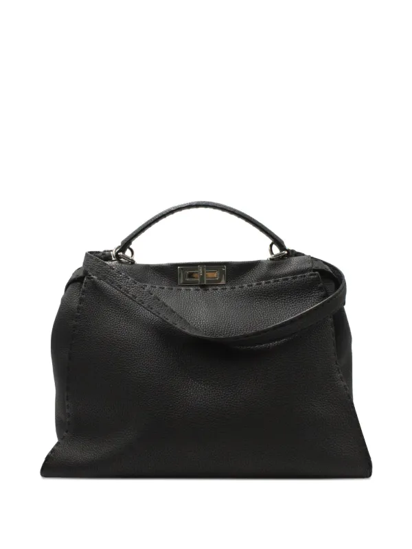 Fendi Pre-Owned ピーカブー 2wayバッグ M | ブラック | FARFETCH JP