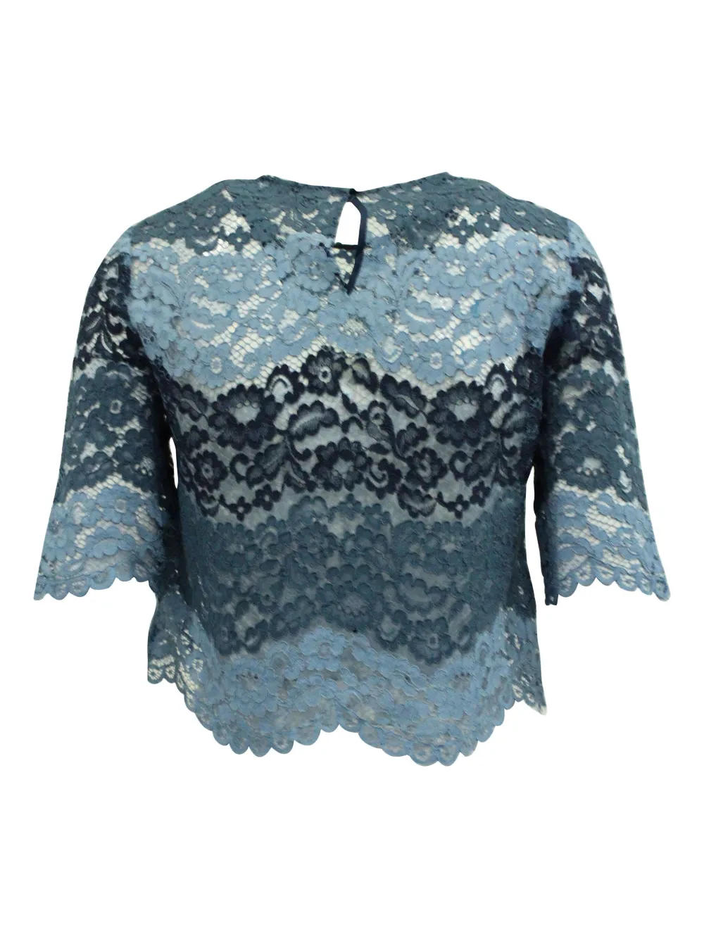 SANDRO lace scalloped-hem T-shirt | Image 2