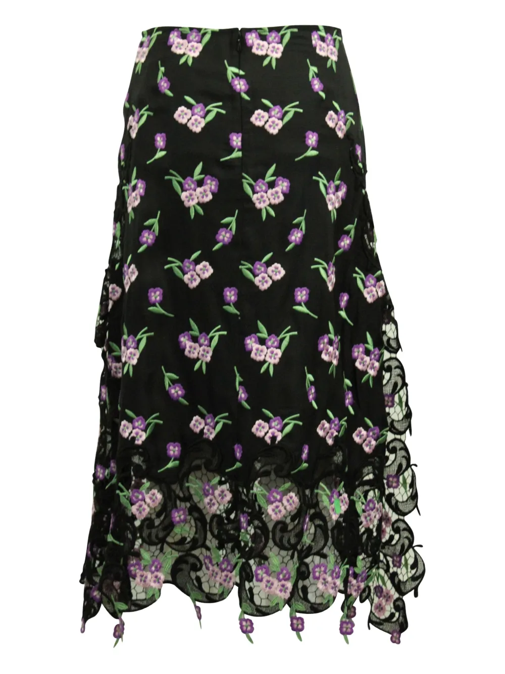 Paco Rabanne Pre-Owned floral-embroidered skirt | Image 2