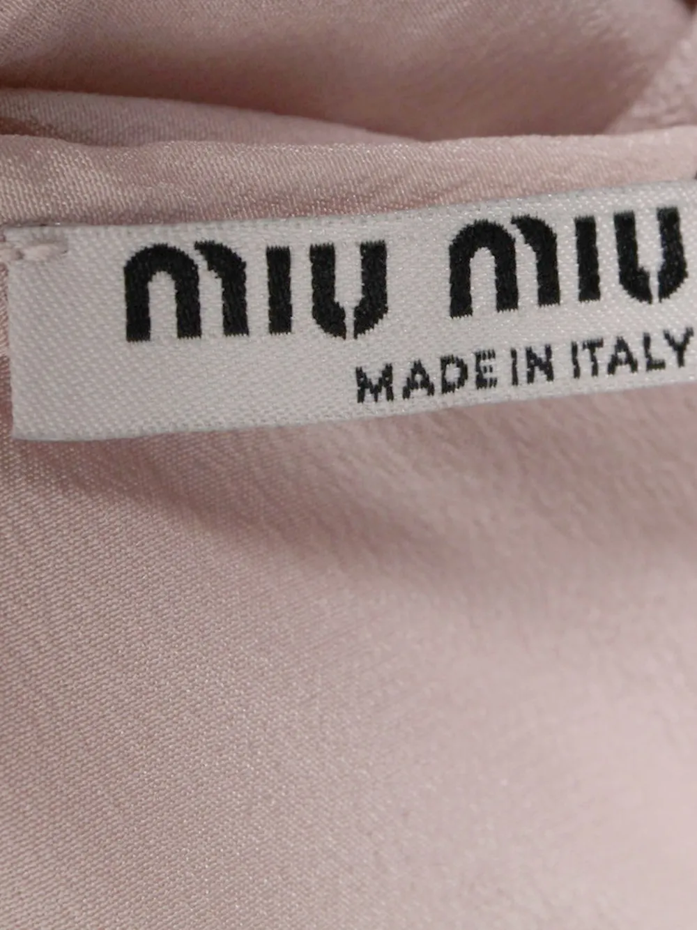 Pre-owned Miu Miu Silk Blouse