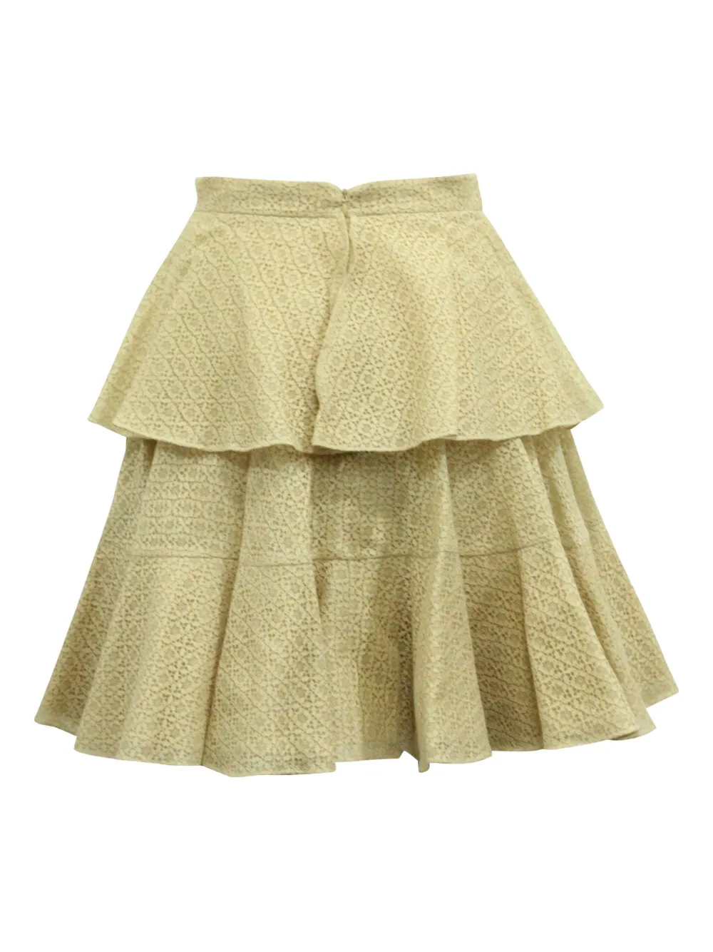 Alexander McQueen Pre-Owned lace tiered skirt | Image 2