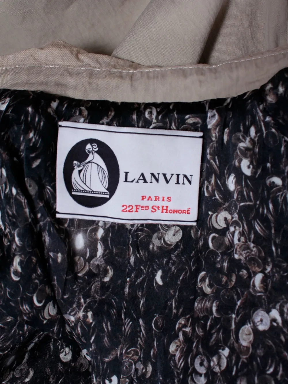 Pre-owned Lanvin Single-breasted Coat In Neutral