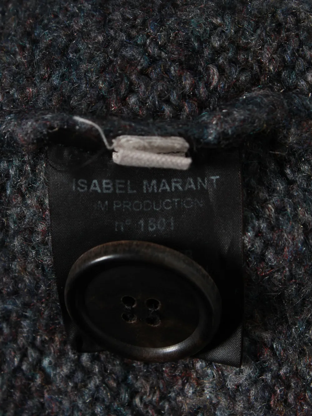 Pre-owned Isabel Marant Vintage Mohair V-neck Cardigan In Gray