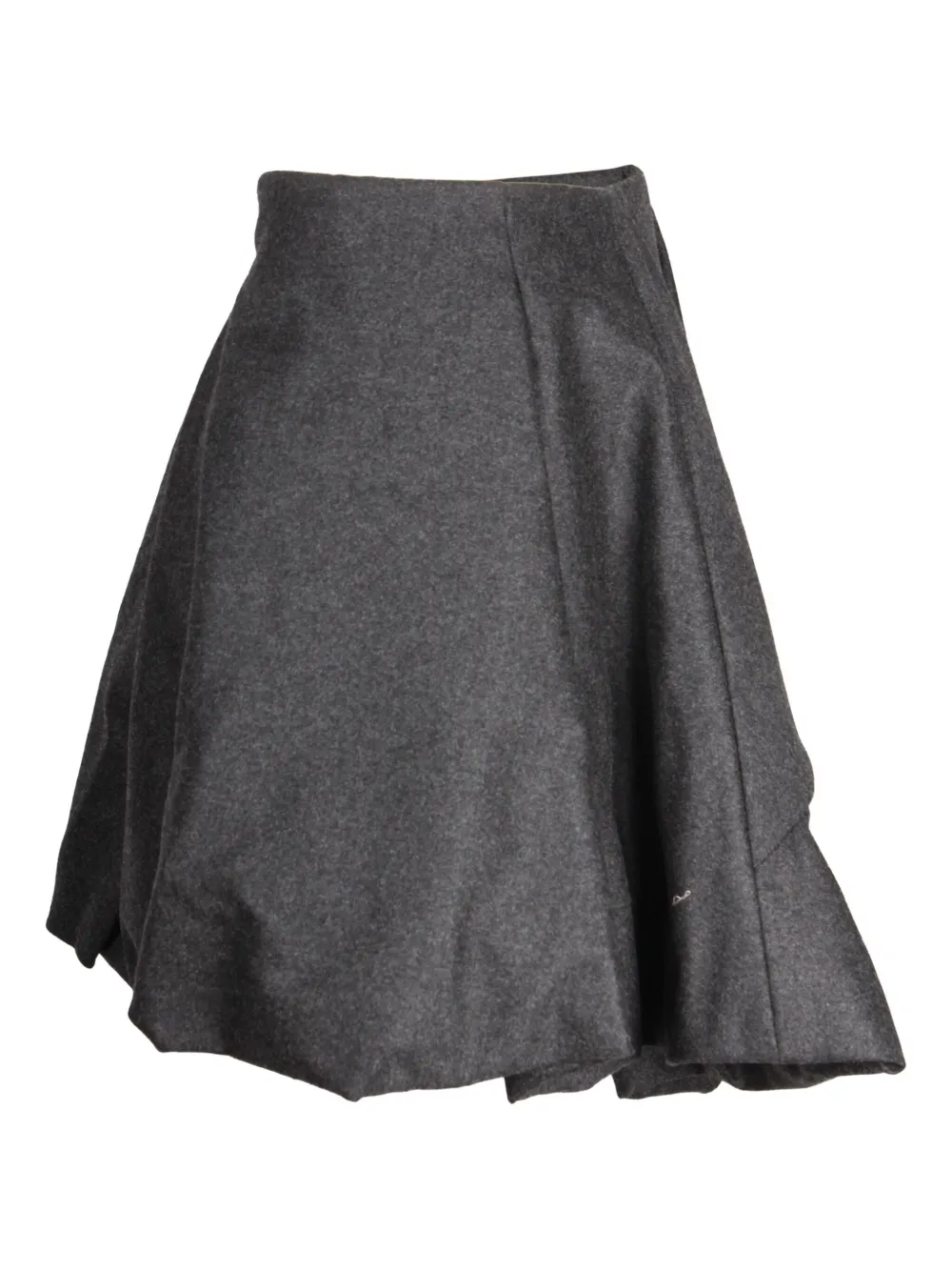 Alexander McQueen Pre-Owned draped mini skirt - Grijs