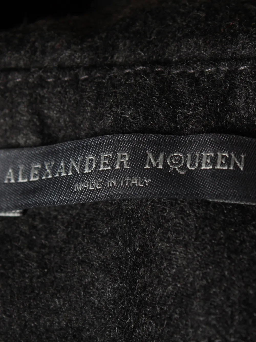 Pre-owned Alexander Mcqueen Draped Mini Skirt In Gray