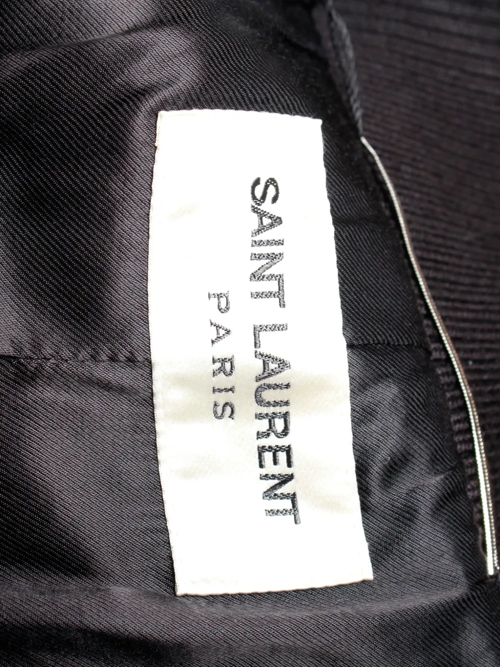 Pre-owned Saint Laurent Virgin Wool Jacket In Black