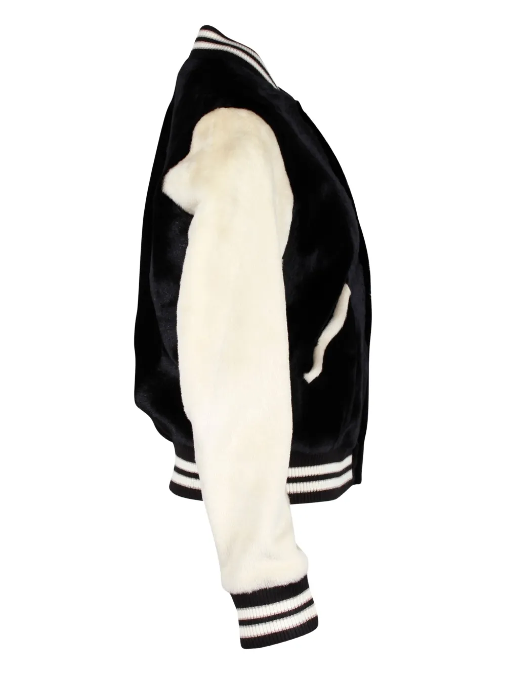 Pre-owned Saint Laurent Virgin Wool Jacket In Black