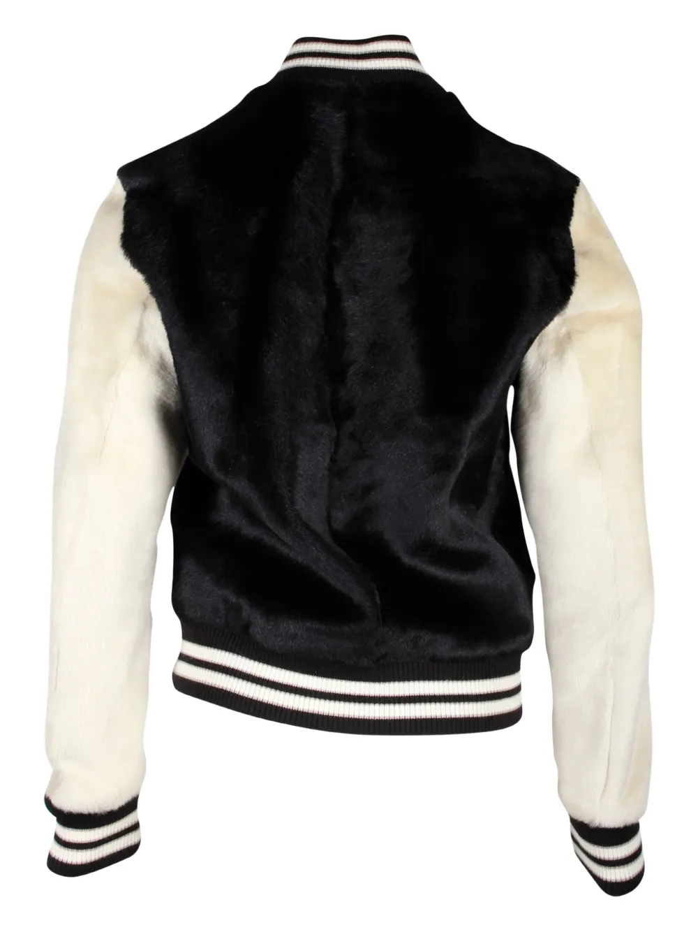 Pre-owned Saint Laurent Virgin Wool Jacket In Black