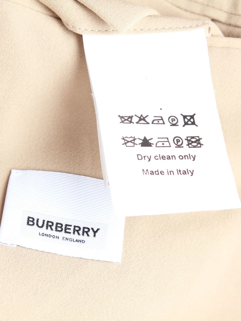 Pre-owned Burberry Single-breasted Blazer In Neutral