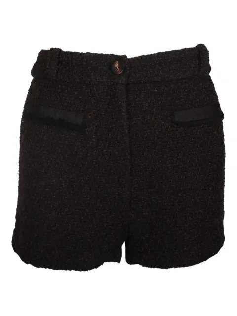 Ba&Sh tweed high-waisted shorts