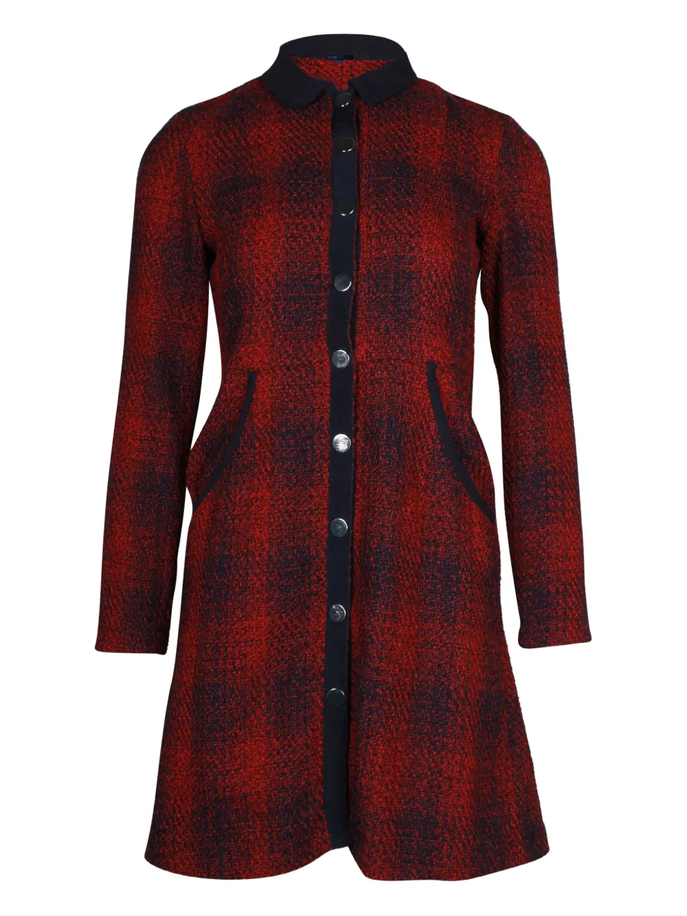 Maje plaid pocket dress | Red | Image 1