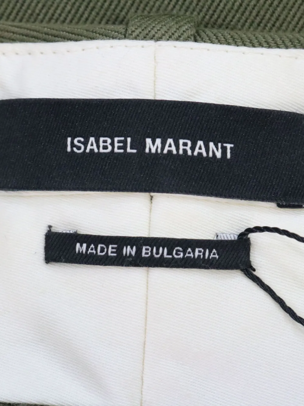 Pre-owned Isabel Marant Vintage Tapered Trousers In Green