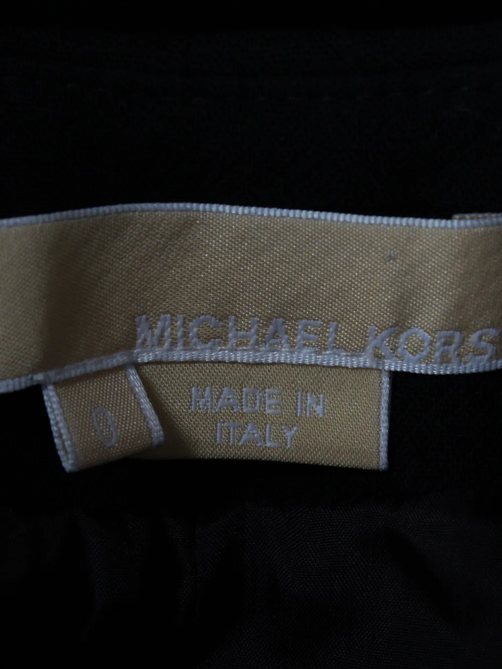 Pre-owned Michael Kors Vintage Zipped Short-sleeve Jacket In Black
