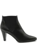 Stuart Weitzman leather pointed-toe ankle boots - Black