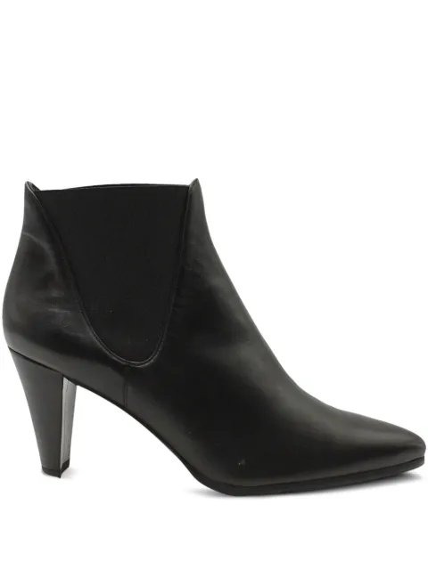Stuart Weitzman leather pointed-toe ankle boots