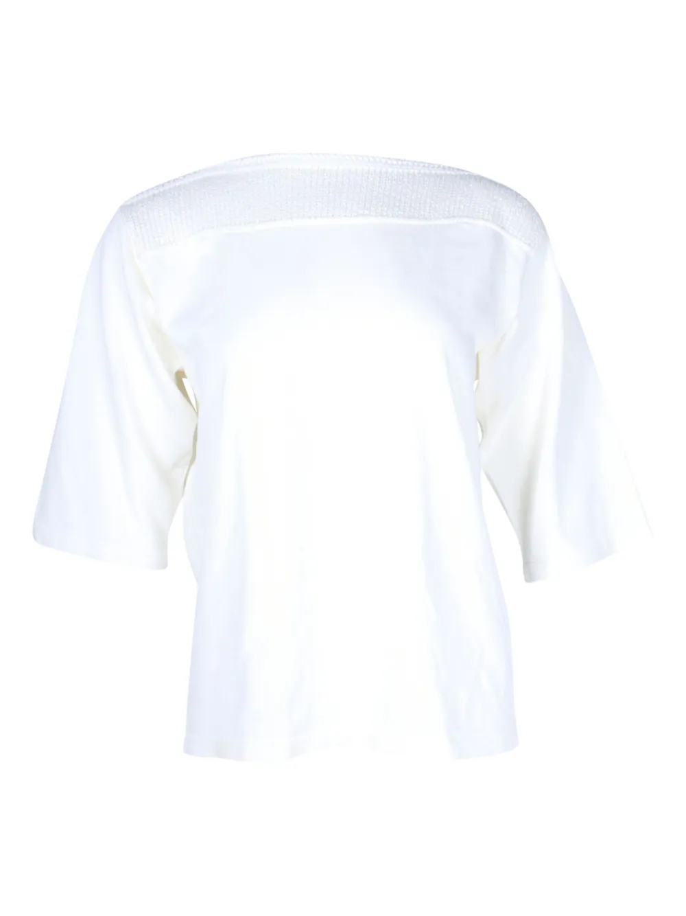 Hermès Pre-Owned playera con cuello barco | blanco | Image 1