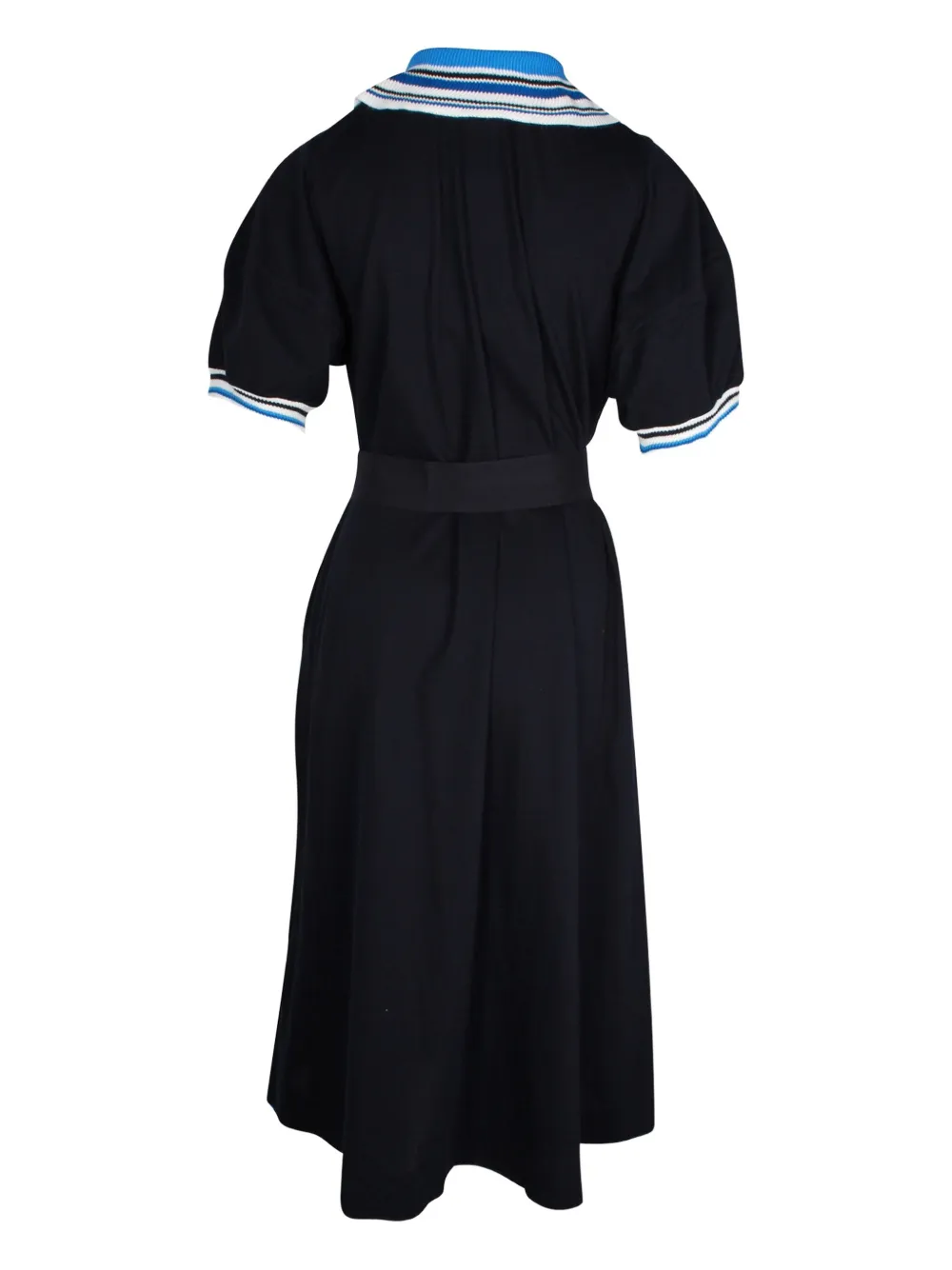 Vivienne Westwood Pre-Owned knit-collar polo dress - Blauw