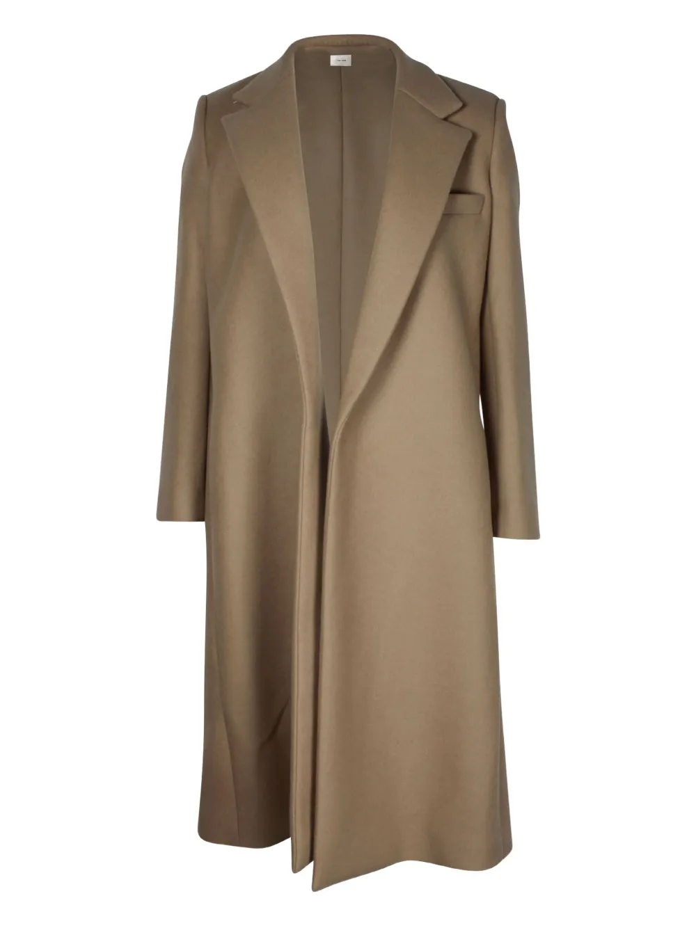 Pre-owned The Row Peak-lapel Single-breasted Coat In Brown