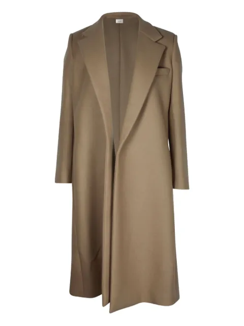 The Row Pre-Owned peak-lapel single-breasted coat