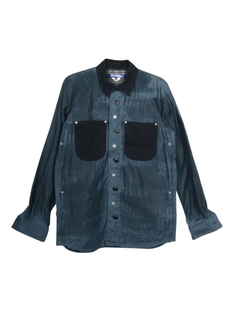 Comme Des Garçons Pre-Owned قميص قطن بتأثير مصبوغ