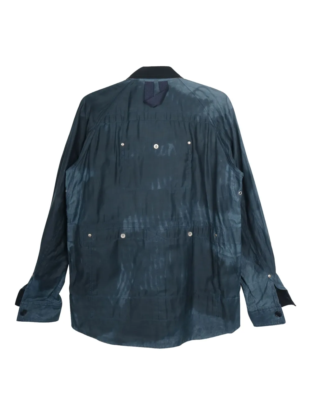 Comme Des Garçons Pre-Owned قميص قطن بتأثير مصبوغ | Image 2