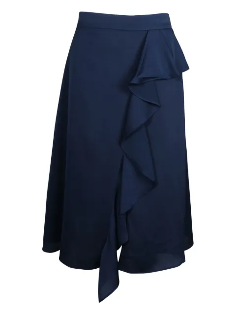 Iris & Ink ruffled midi skirt