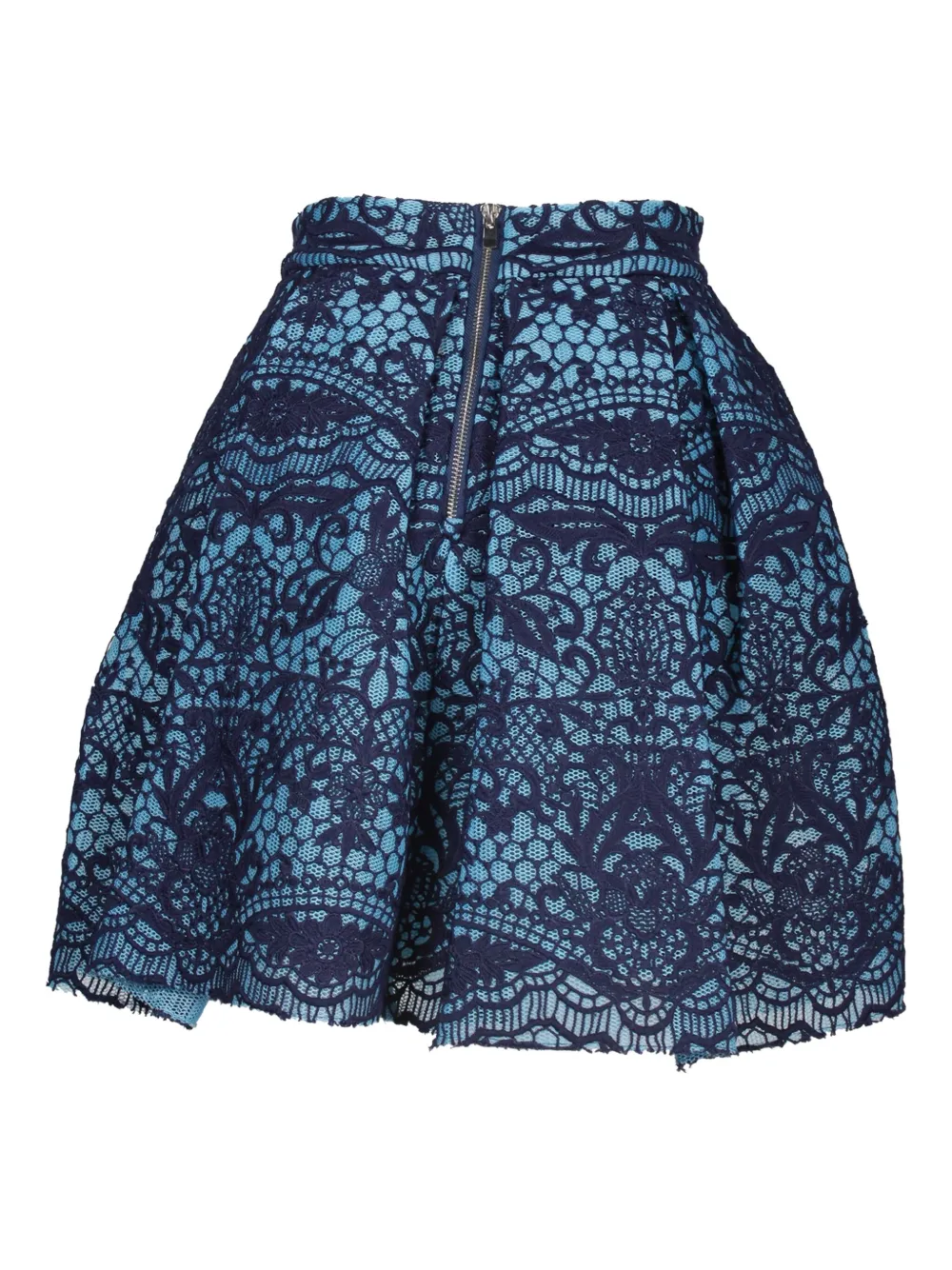 Maje pleated lace skirt - Blauw