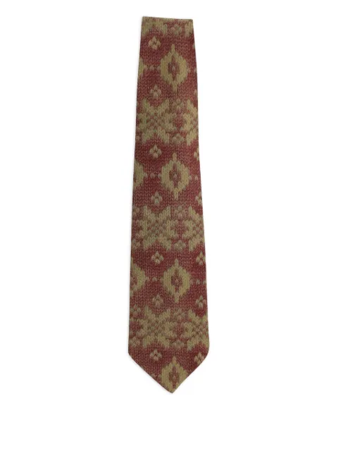 Giorgio Armani Pre-Owned geometric-print tie
