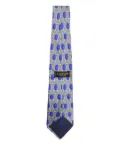 Lanvin Pre-Owned silk-printed tie - Grey