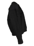 Alexander Wang x H&M crocodile-textured crew-neck sweatshirt - Black