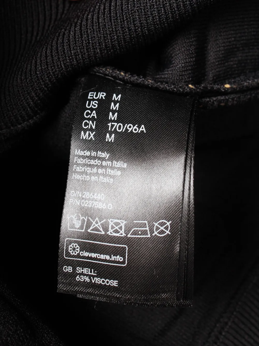 Pre-owned Alexander Wang X H&m Crocodile-textured Crew-neck Sweatshirt In Black