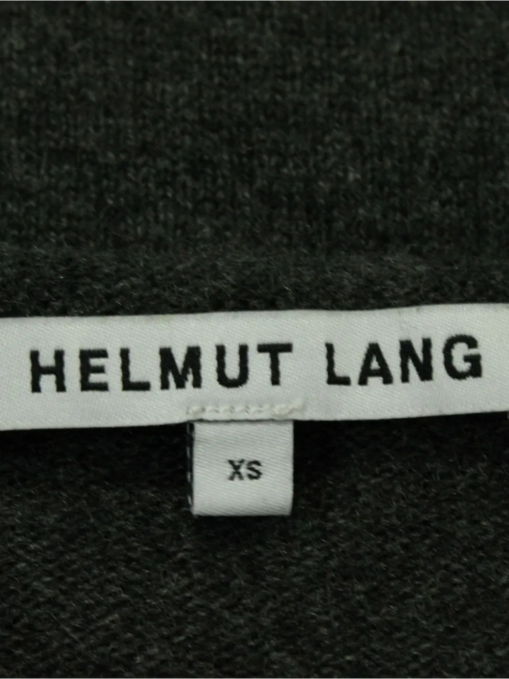 Pre-owned Helmut Lang Boat-neck Ribbed-cuff Sweater In Gray