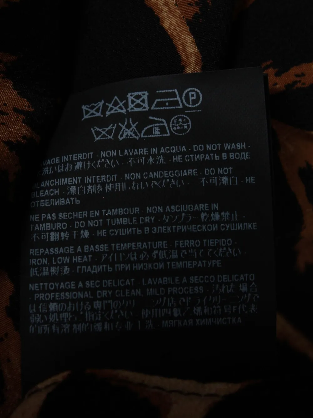 Pre-owned Saint Laurent Leopard-print Blouse In Brown