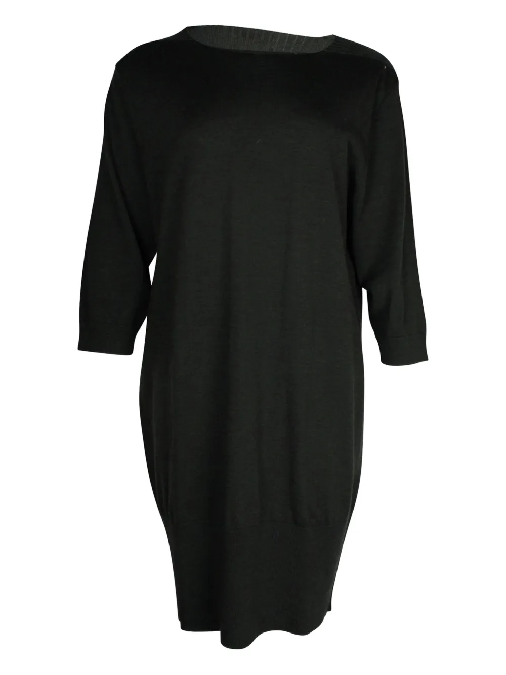 Dries Van Noten Pre-Owned wool midi dress | Green | Image 1