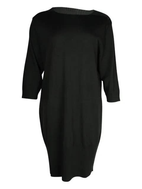 Dries Van Noten Pre-Owned فستان صوف ميدي