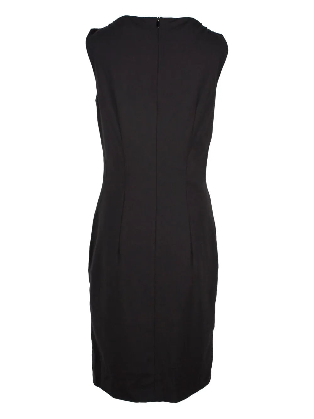 BOSS Dirusa crew-neck pencil dress - Zwart
