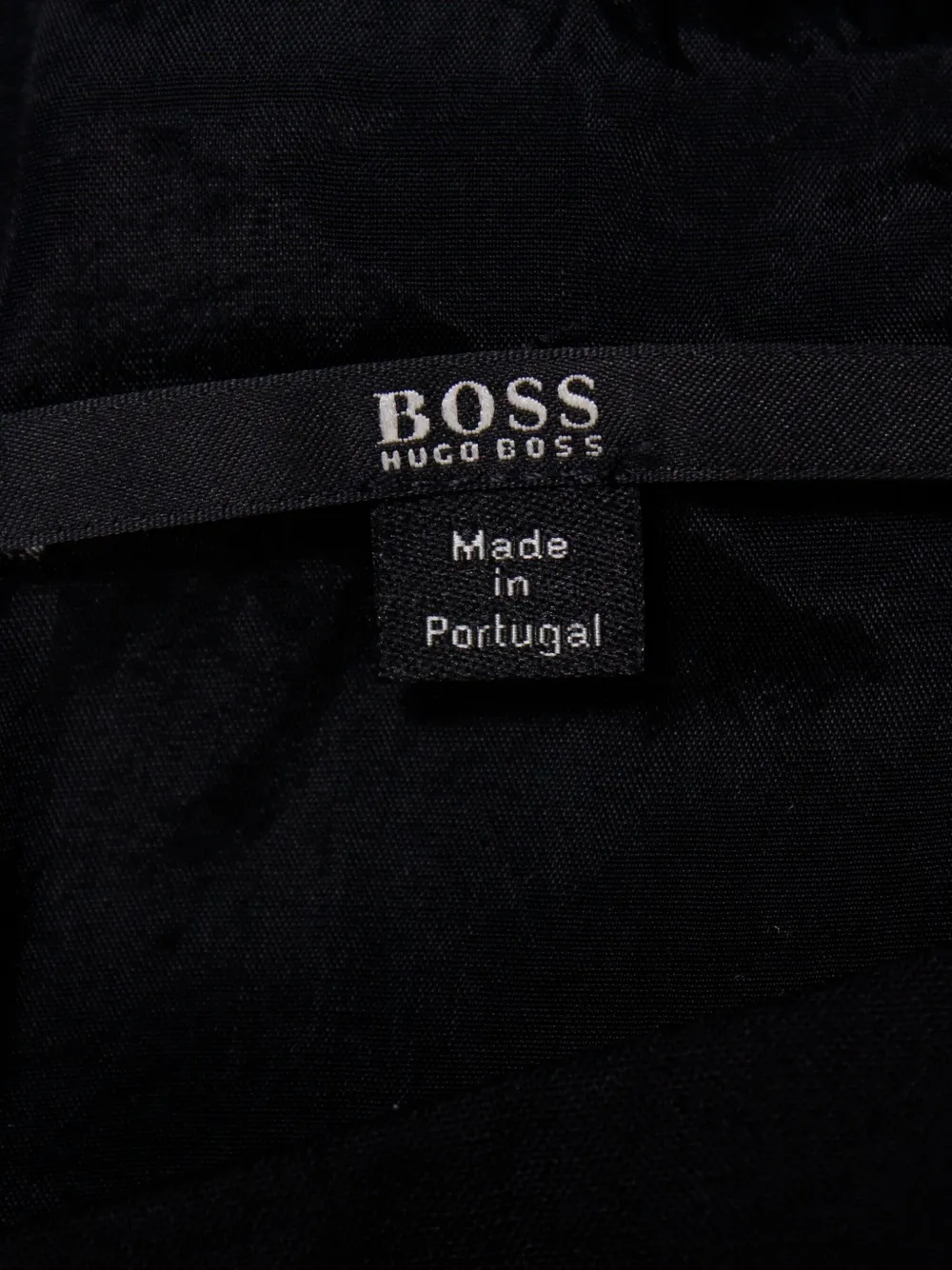 Pre-owned Hugo Boss Dirusa Crew-neck Pencil Dress In Black