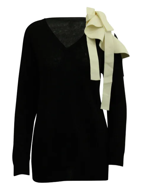 Valentino Garavani Pre-Owned ruffle-bow sweater