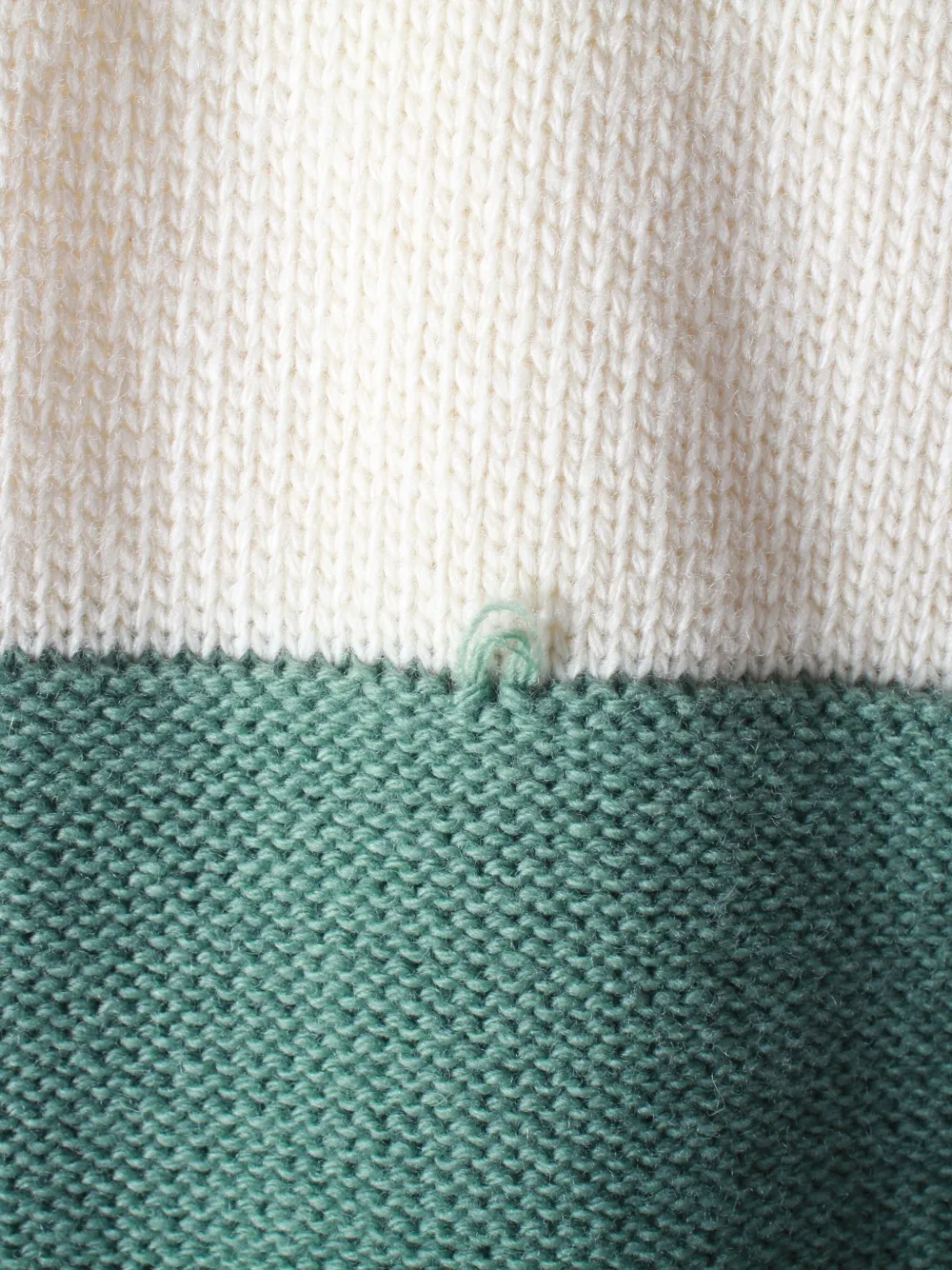 Pre-owned Off-white Colour-block Wool Sweater In Neutral