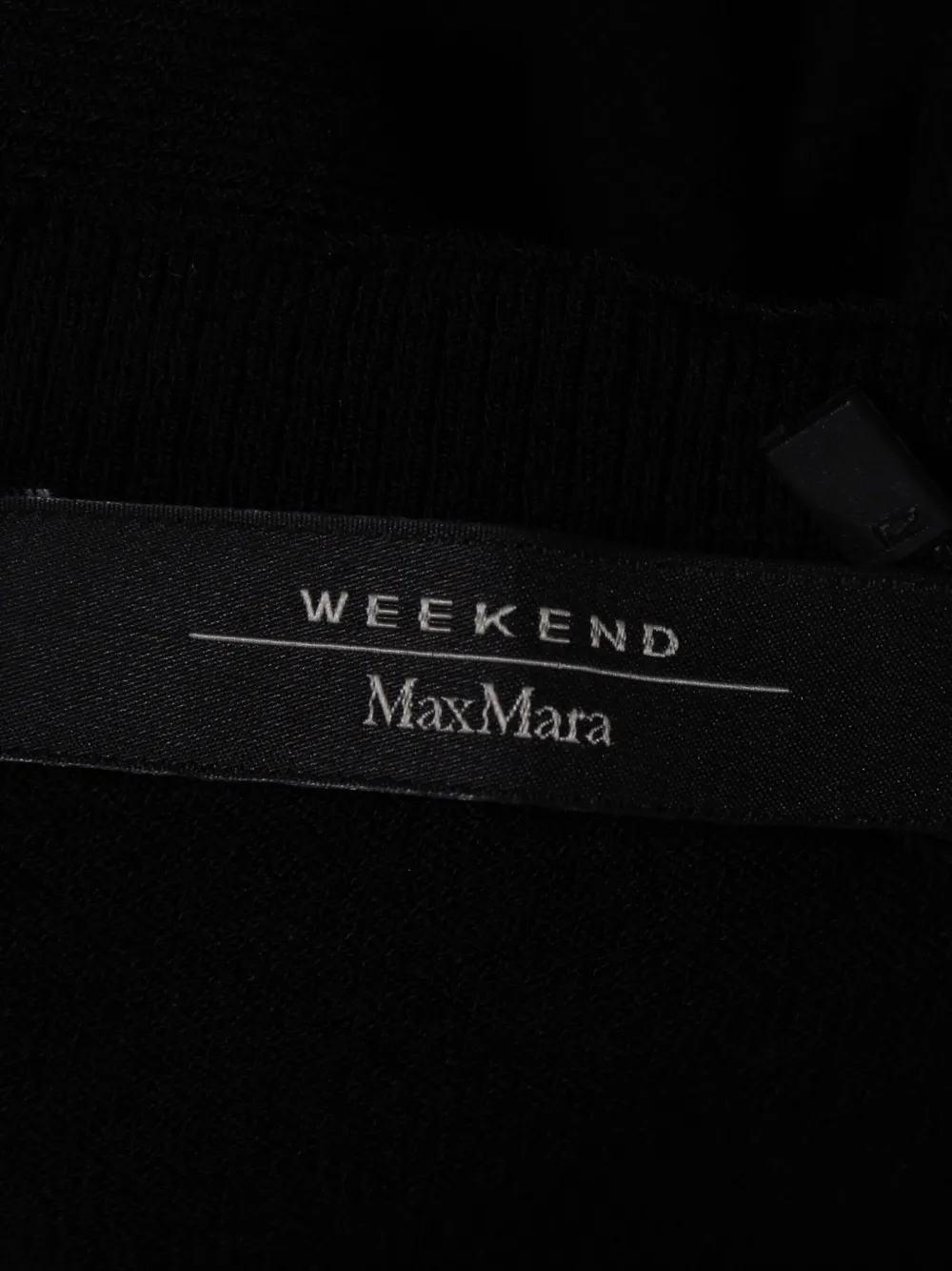 Pre-owned Weekend Max Mara Cropped Cardigan In Black