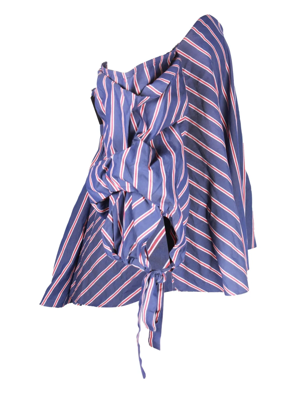 Caroline Constas striped off-shoulder top | Image 1