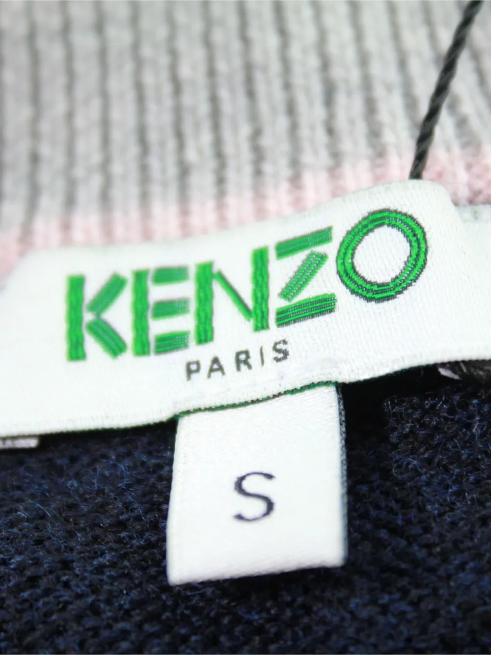 Pre-owned Kenzo Wool Cardigan In Blue