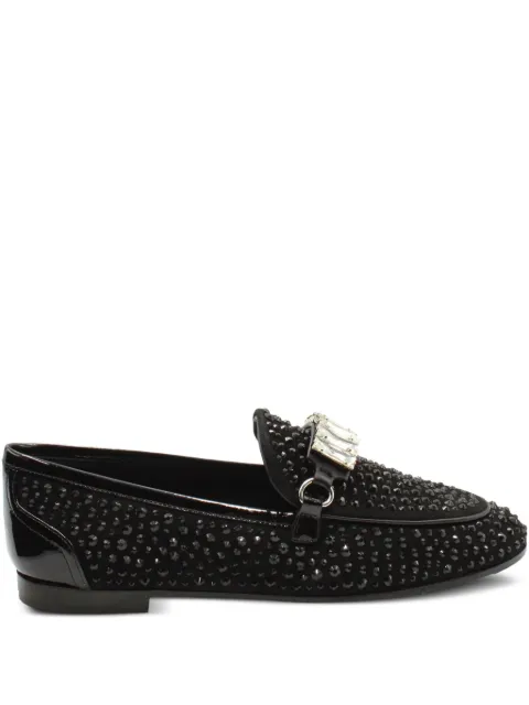 Giuseppe Zanotti Vintage Loafer mit Kristallen